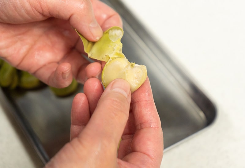 宮城県村田町のそら豆