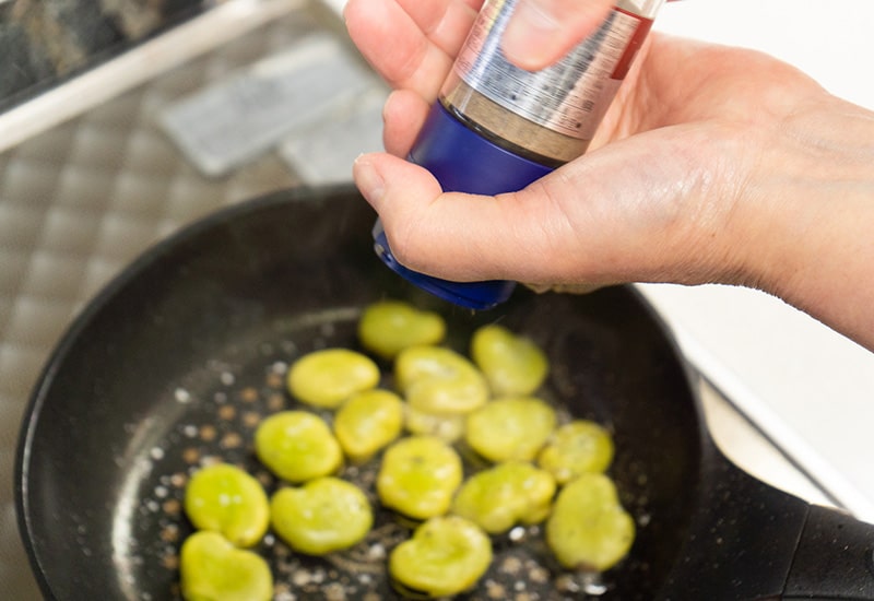 宮城県村田町のそら豆