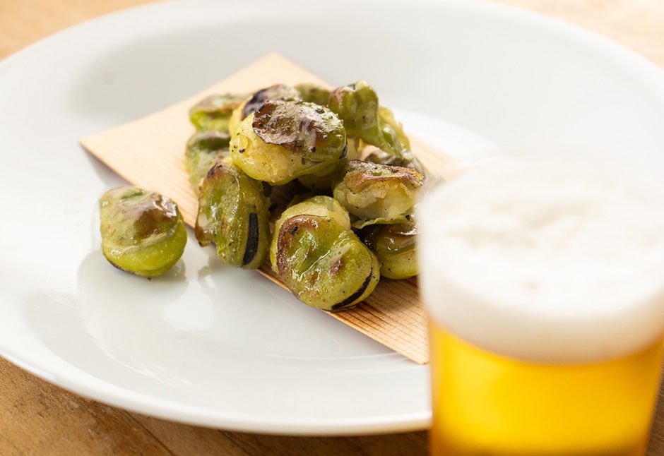 宮城県村田町のそら豆