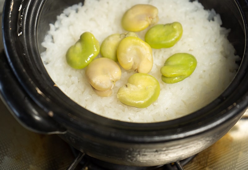 宮城県村田町のそら豆