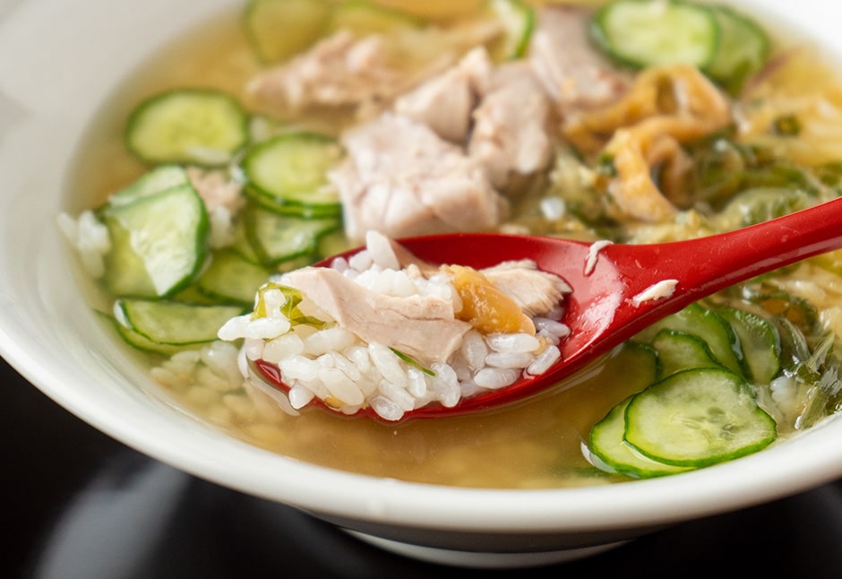 焼き塩麹かつおの冷や汁