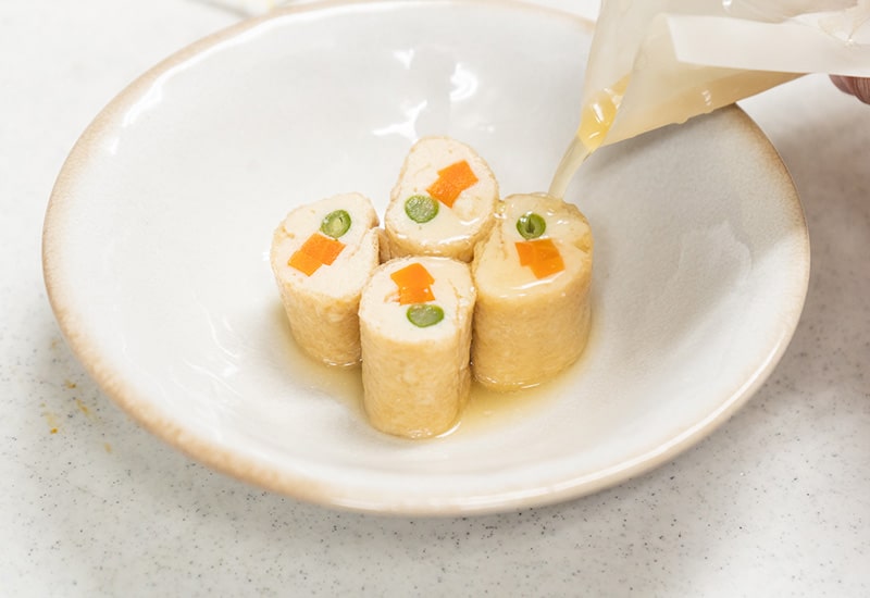 けんちん信田巻き だし煮