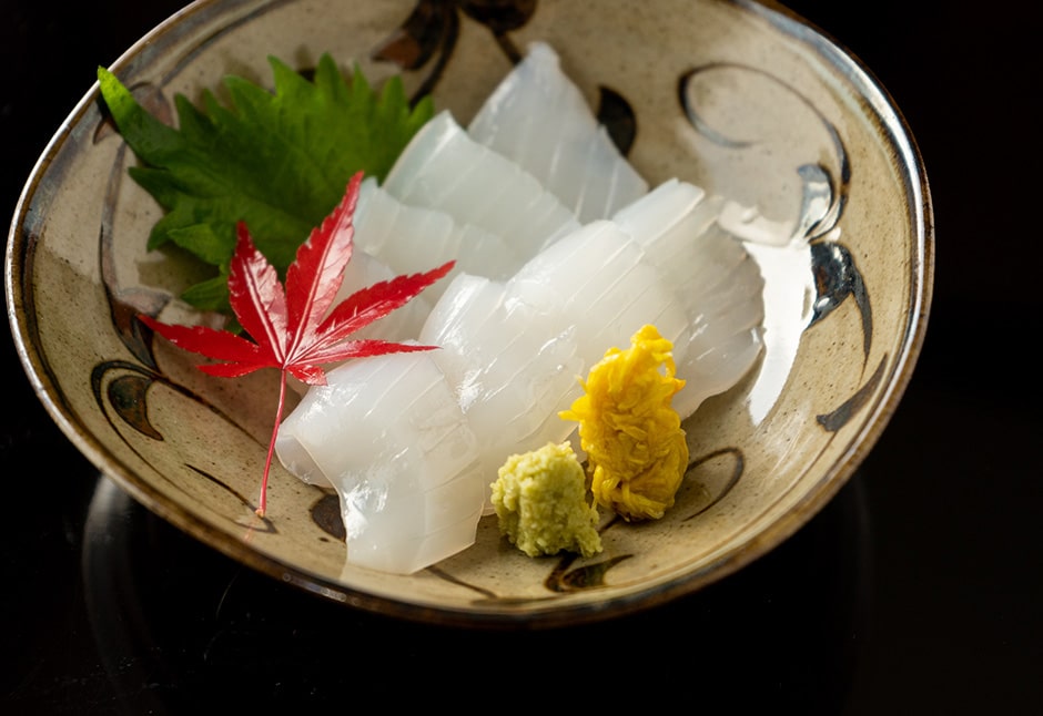 気仙沼あおりイカのお刺身