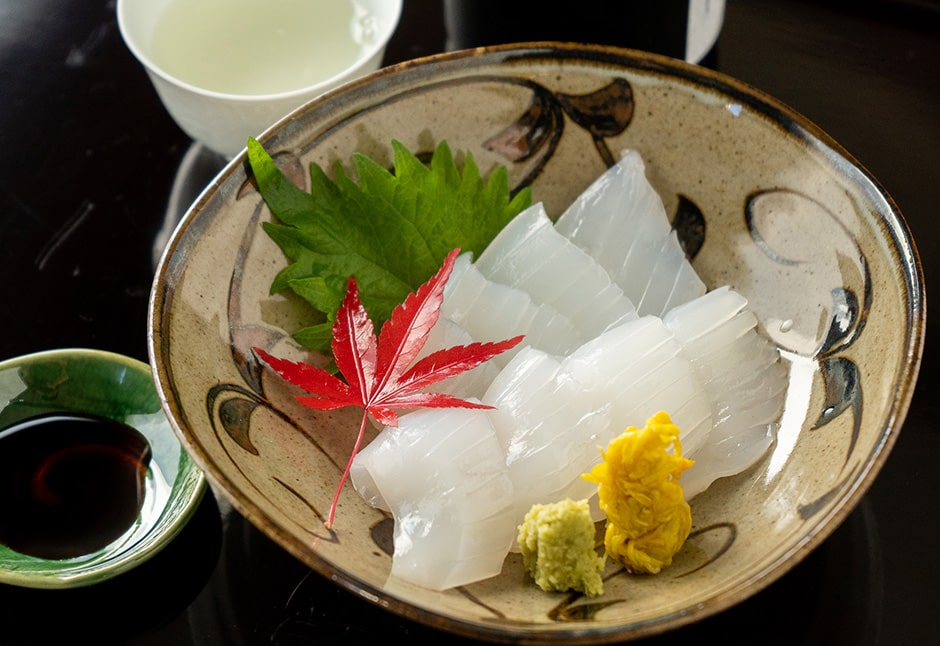 気仙沼あおりイカのお刺身