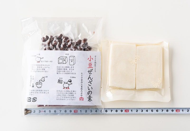 小豆ぜんざいセット