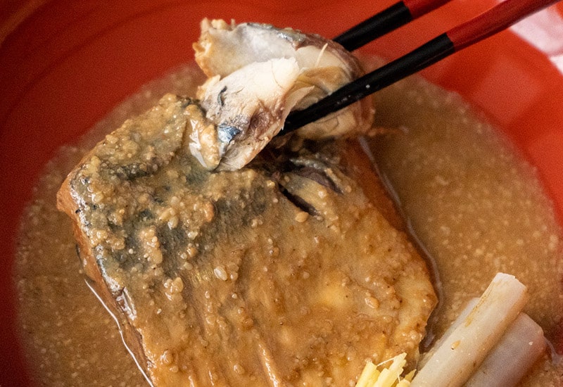 気仙沼産　鯖の胡麻味噌煮（2切れ）