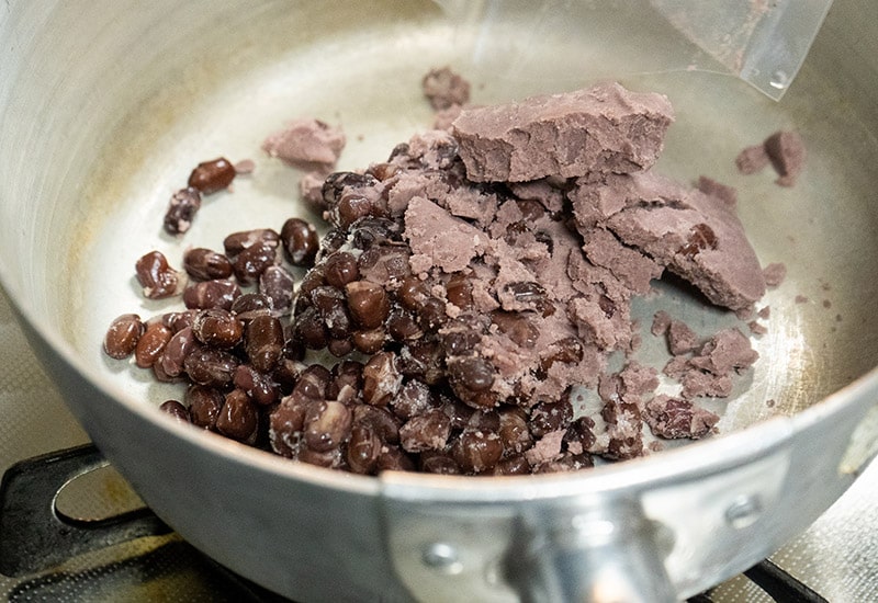 小豆ぜんざいセット