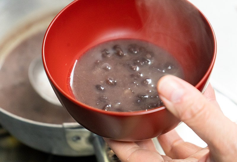 小豆ぜんざいセット