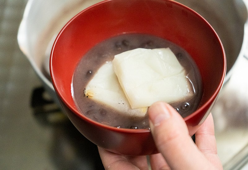 小豆ぜんざいセット