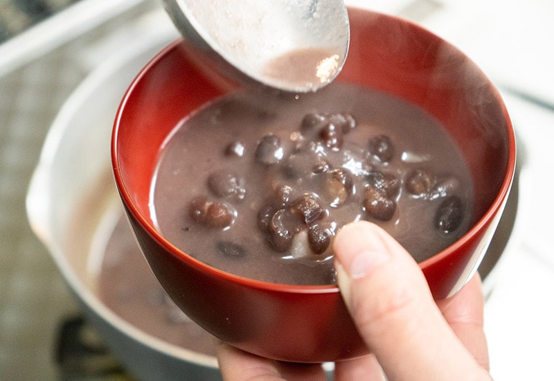 小豆ぜんざいセット