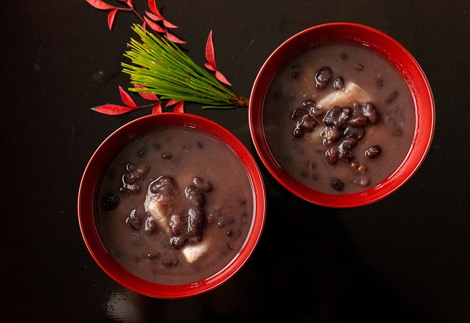 小豆ぜんざいセット