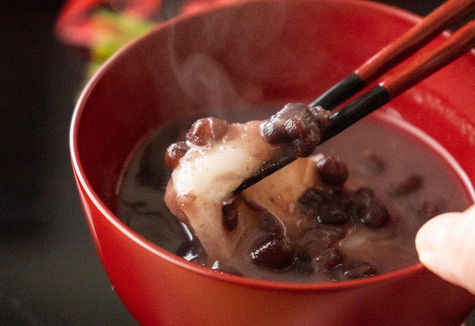 小豆ぜんざいセット