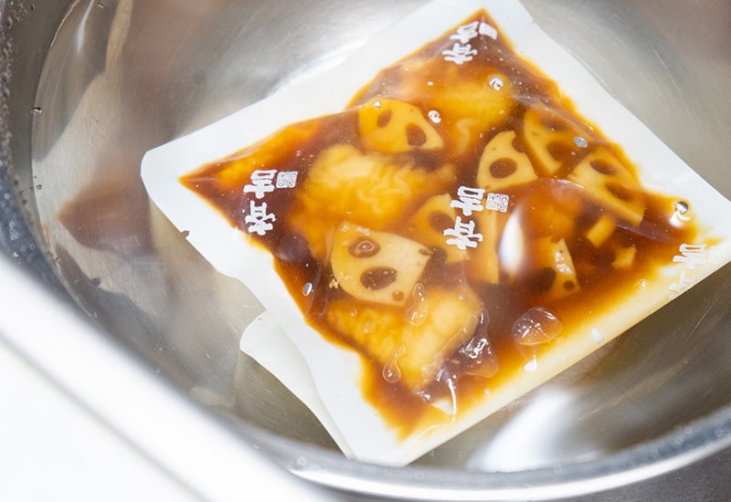 真鱈とれんこんの黒酢あん