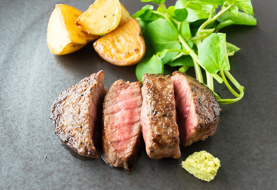 岩手・門崎丑（かんざきうし）ステーキ用