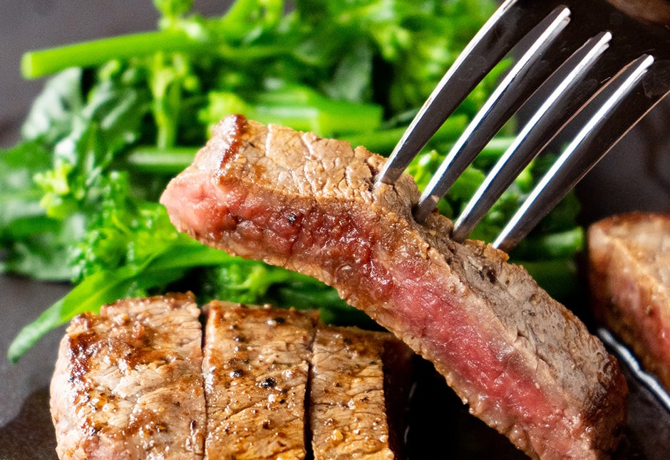 岩手・門崎丑　芯玉（もも肉）ステーキ用