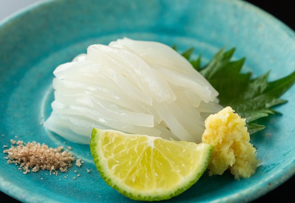 気仙沼水揚げ 剣先イカ刺身