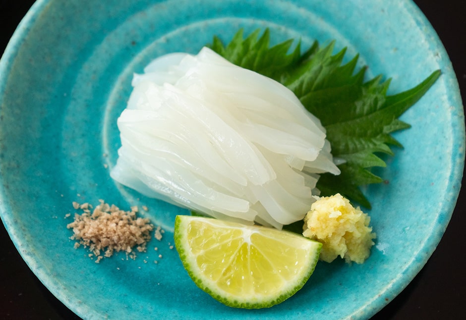 気仙沼水揚げ 剣先イカ刺身