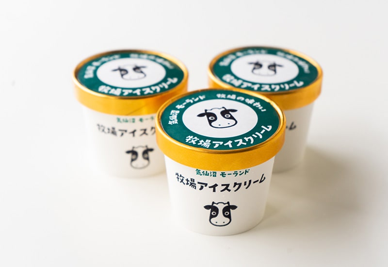 気仙沼モーランド　牧場アイスクリーム