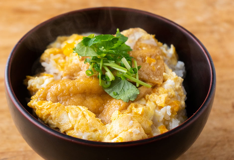 やわらか揚げのきつね丼