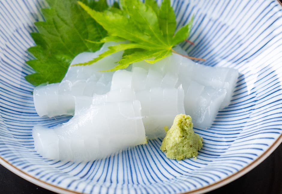 気仙沼あおりイカのお刺身