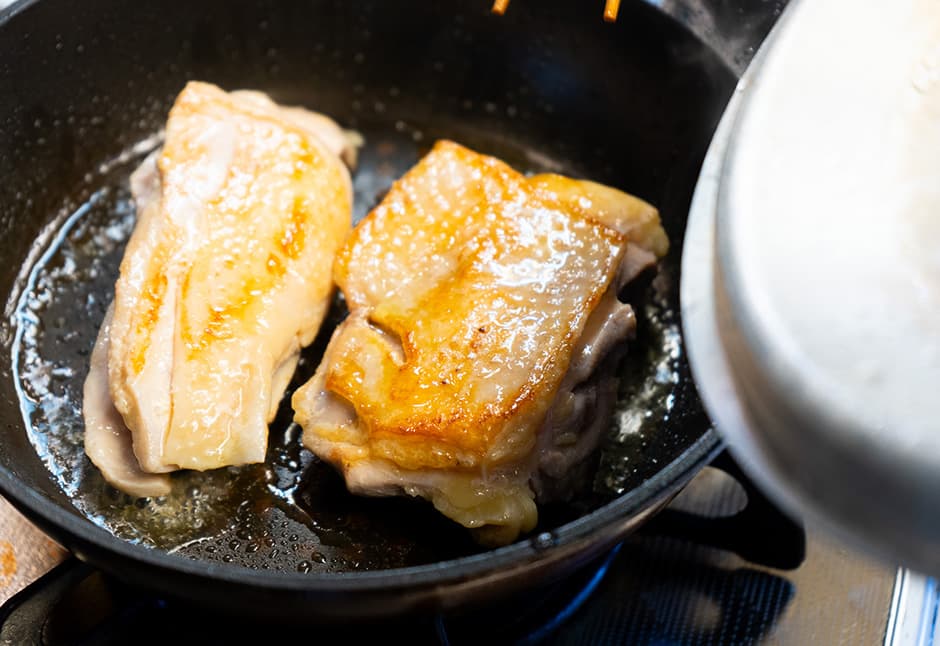 秋田比内地鶏低温蒸し