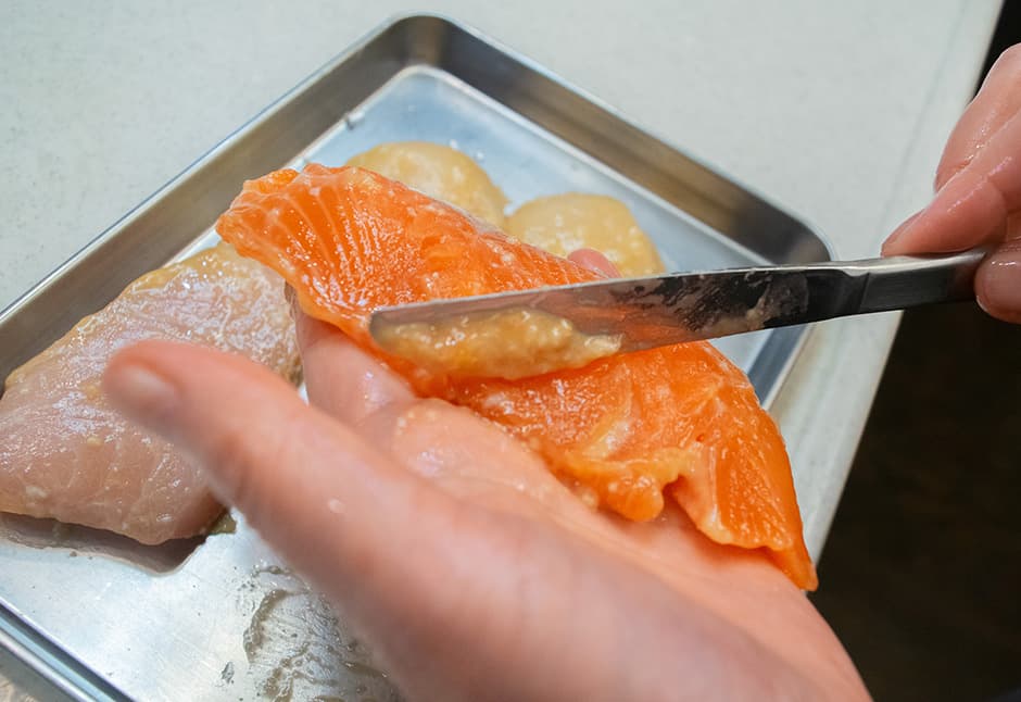 母の日ギフト（めかじき　銀鮭　帆立　味噌こうじ漬け　各２切れ