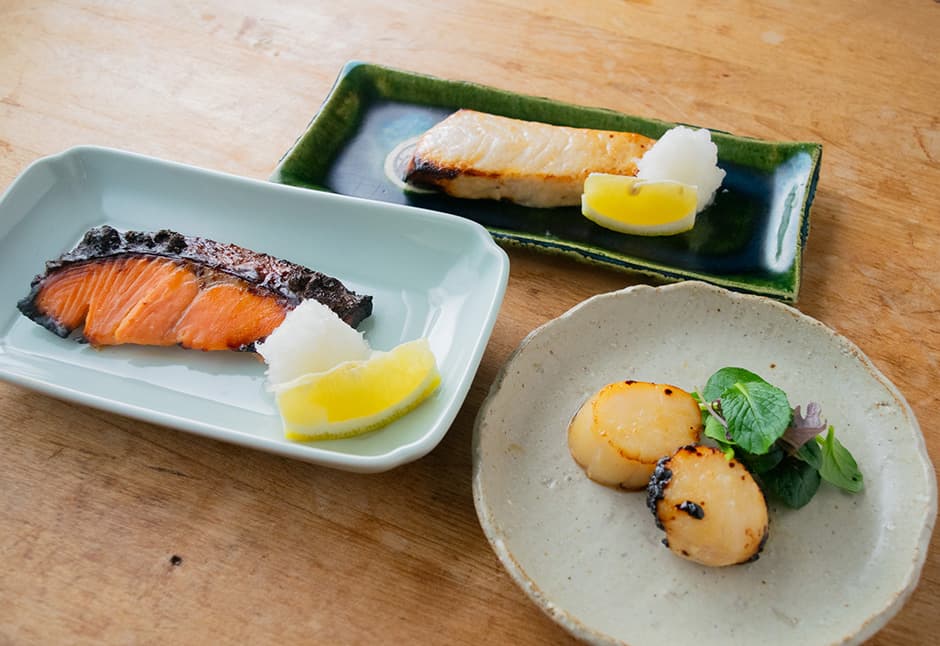 母の日ギフト（めかじき　銀鮭　帆立　味噌こうじ漬け　各２切れ