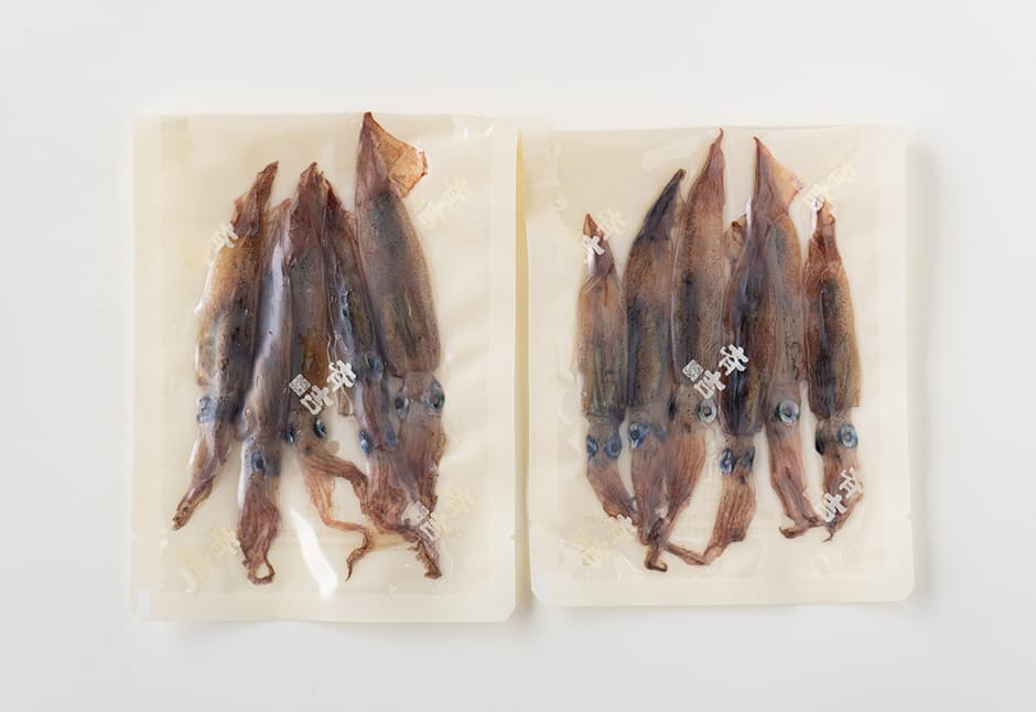 気仙沼産　鮮小イカ干物