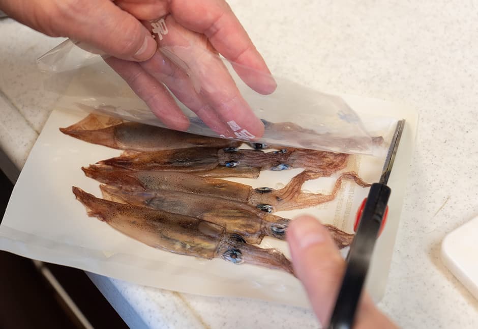 気仙沼産　鮮小イカ干物