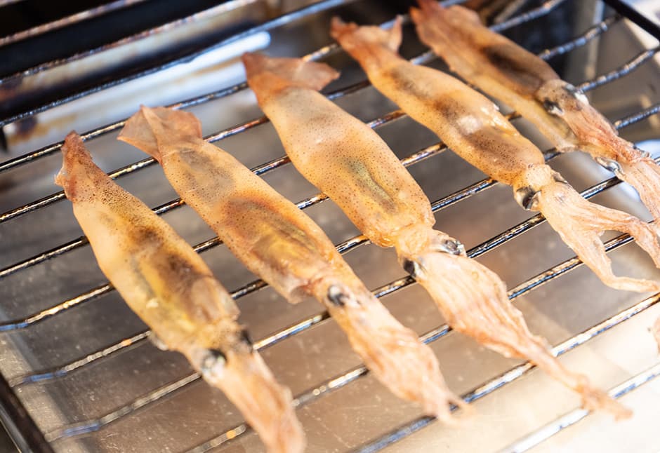 気仙沼産　鮮小イカ干物