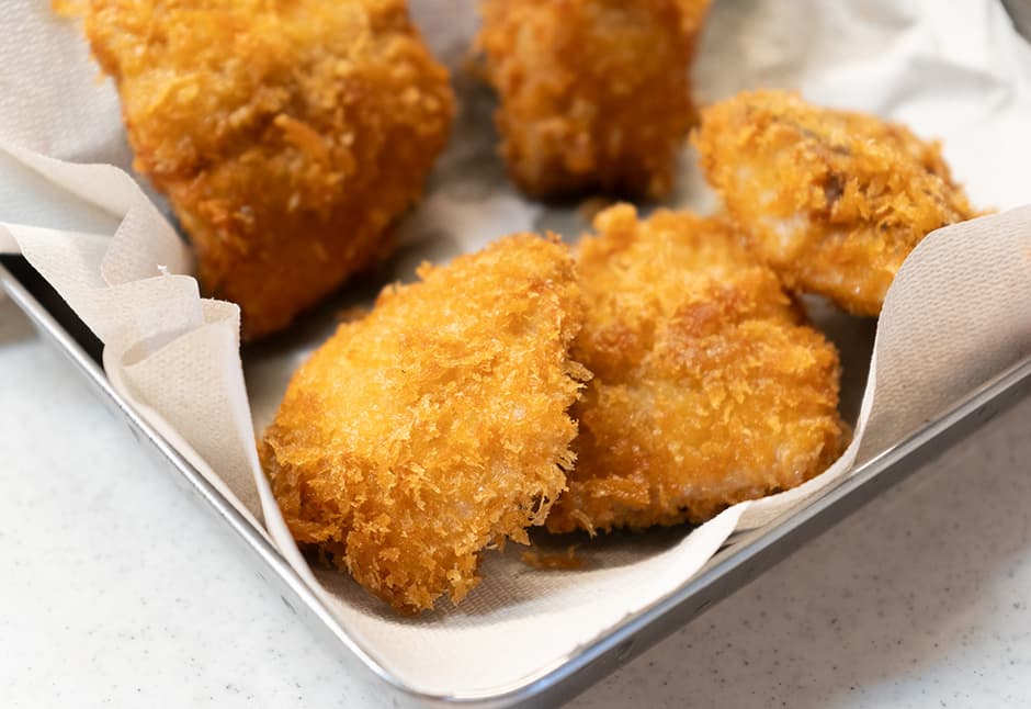 気仙沼産アジフライ