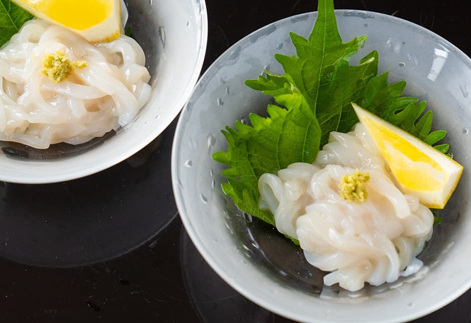 するめイカ刺身