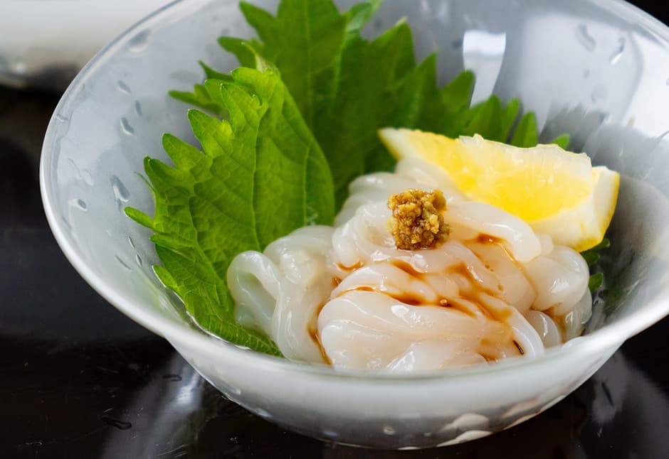 するめイカ刺身