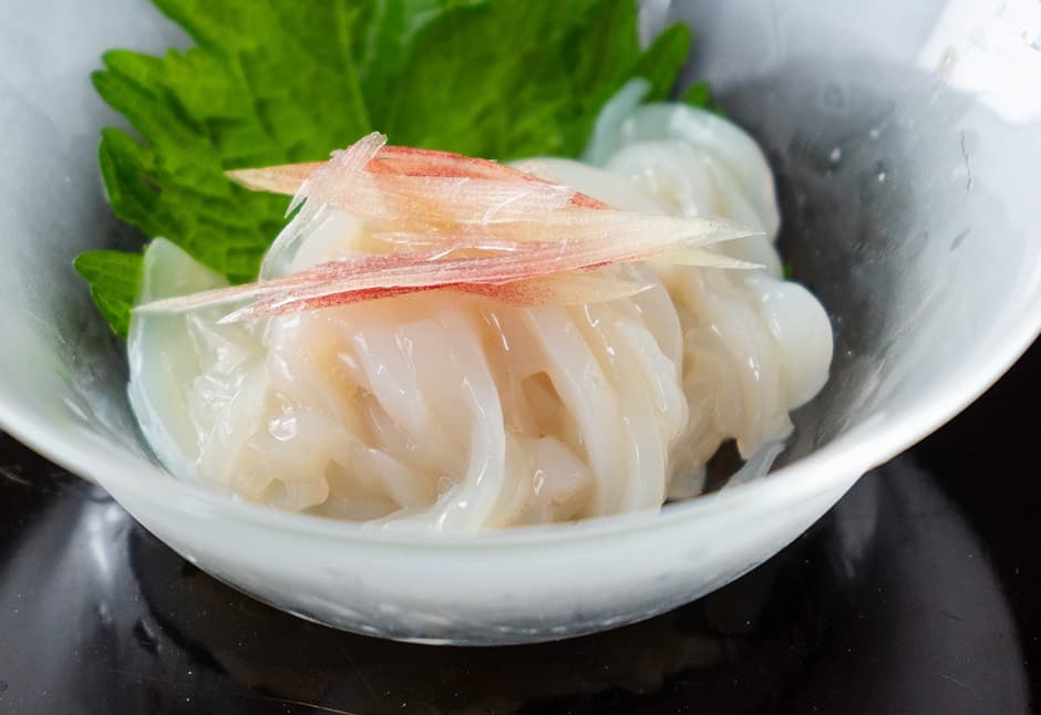 するめイカ刺身