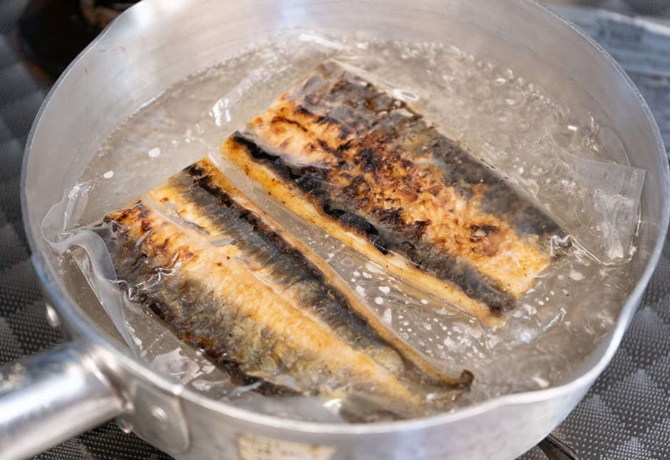 活うなぎ白焼き