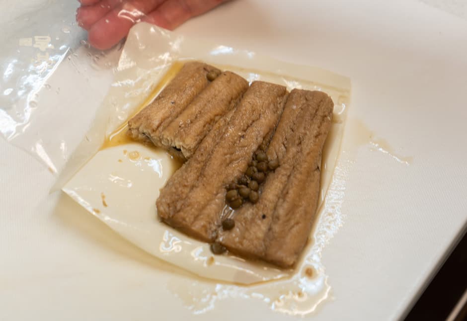 穴子山椒煮　形ふぞろい