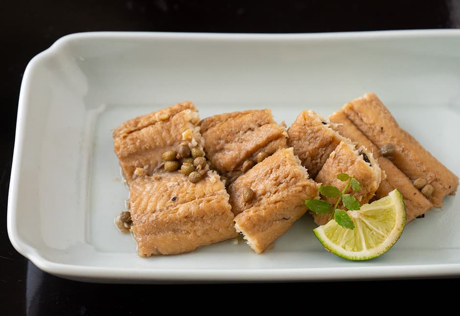 穴子山椒煮　形ふぞろい