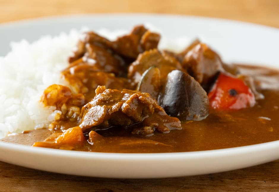 ル・シエルブルーさん夏野菜カレー