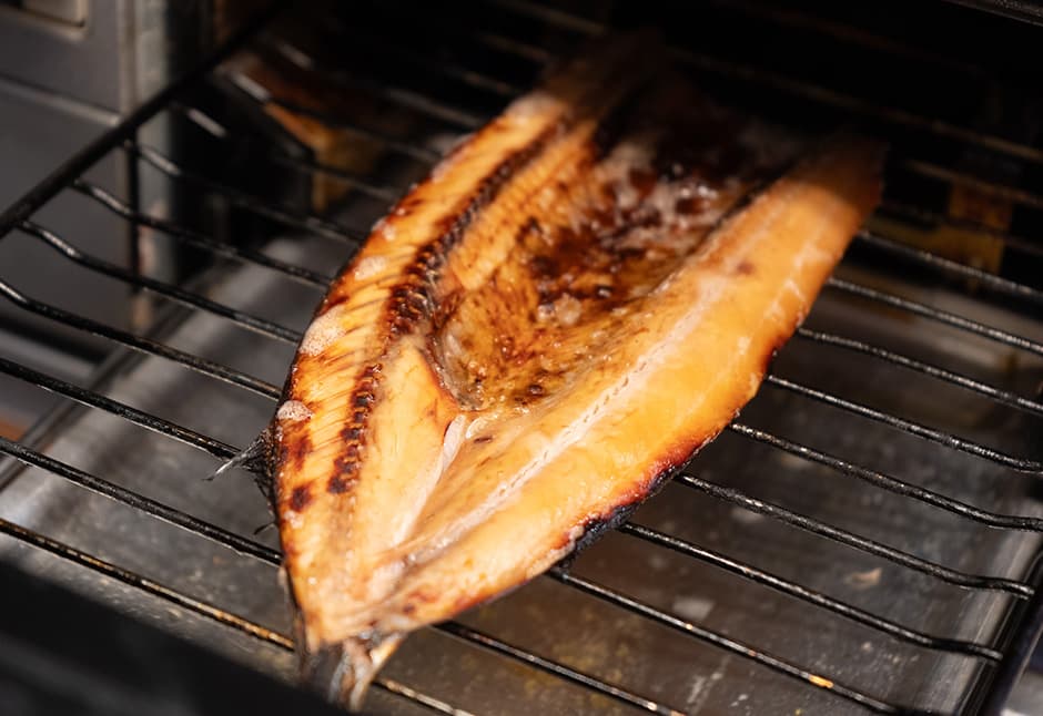 新さんま一汐開き (ほろにがワタ合え)