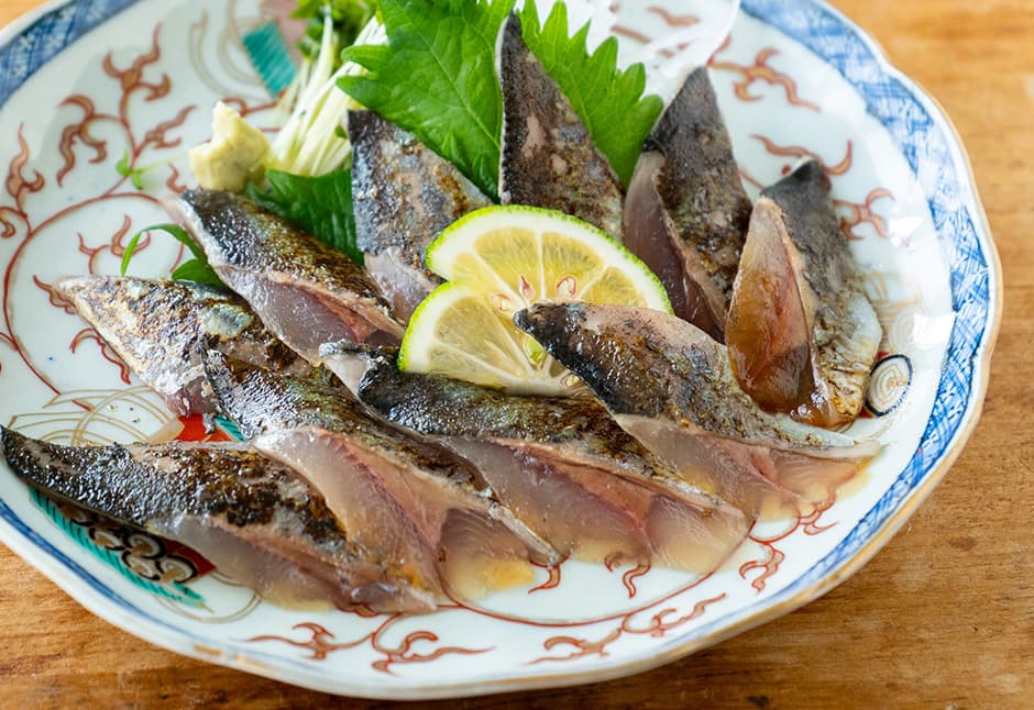 気仙沼産　炙りさんま刺身