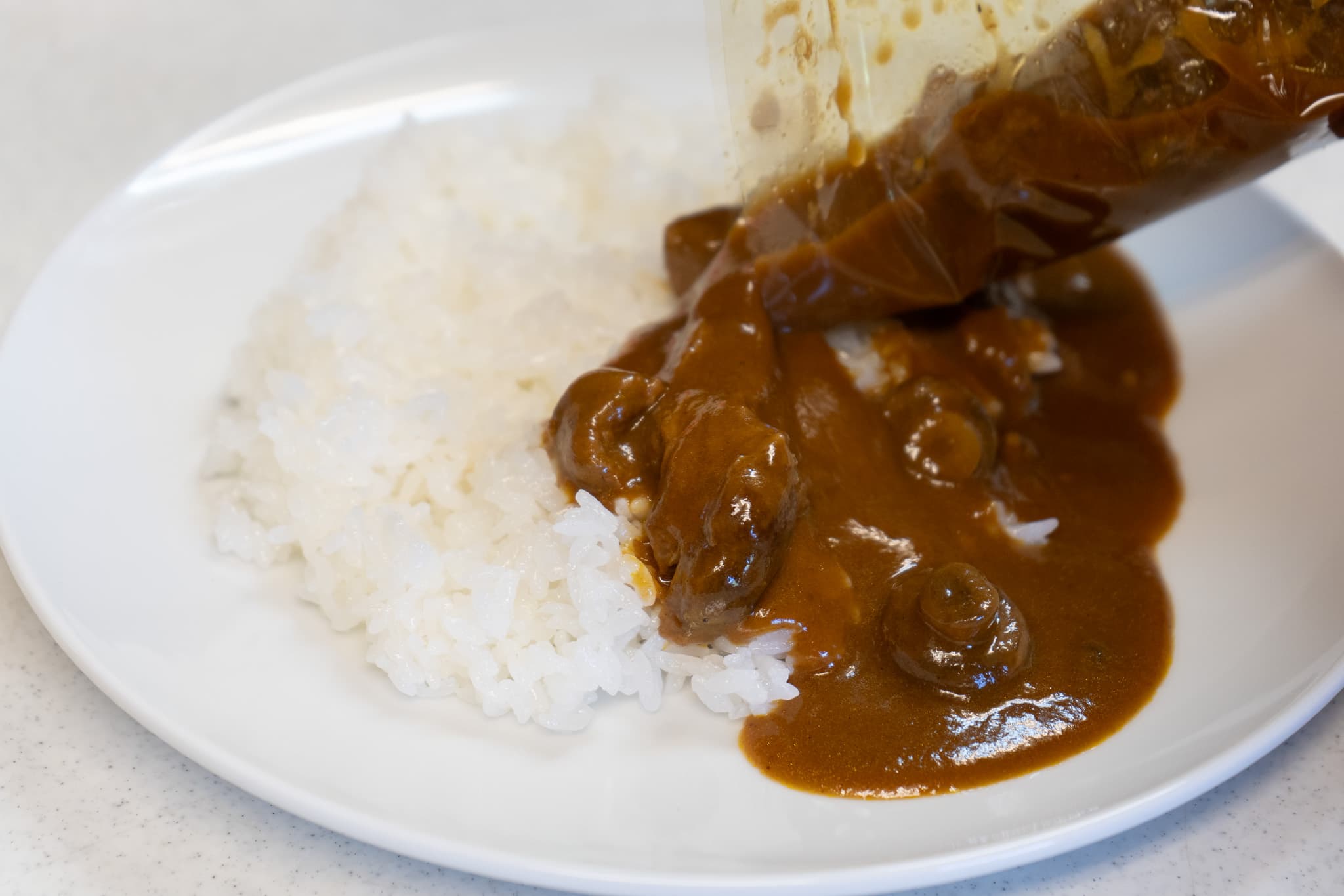 ル・シエルブルーさん山形牛と舟形マッシュルームのビーフカレー