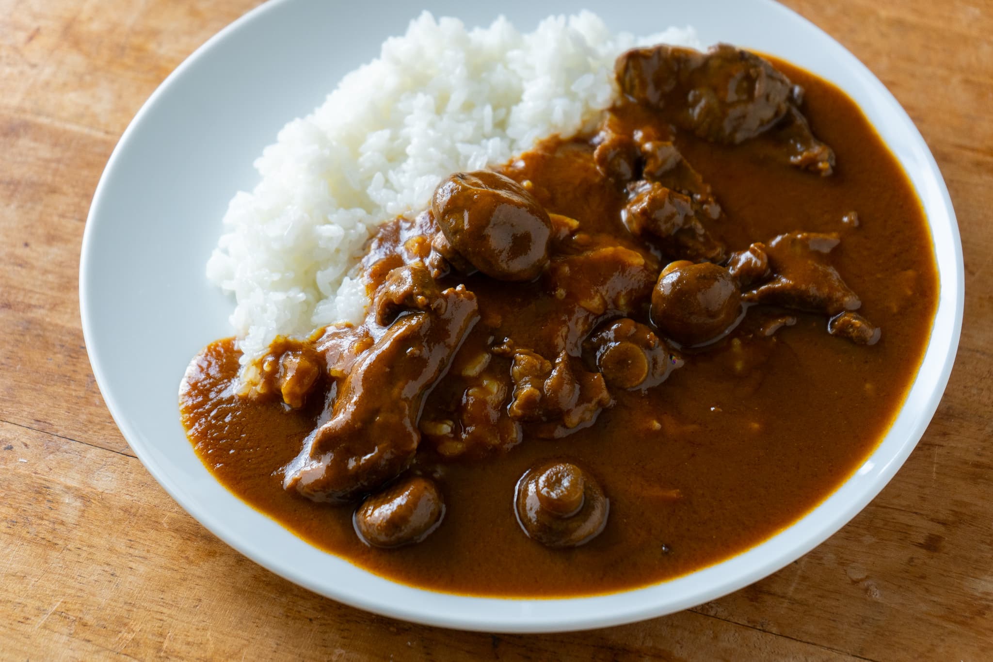 ル・シエルブルーさん山形牛と舟形マッシュルームのビーフカレー