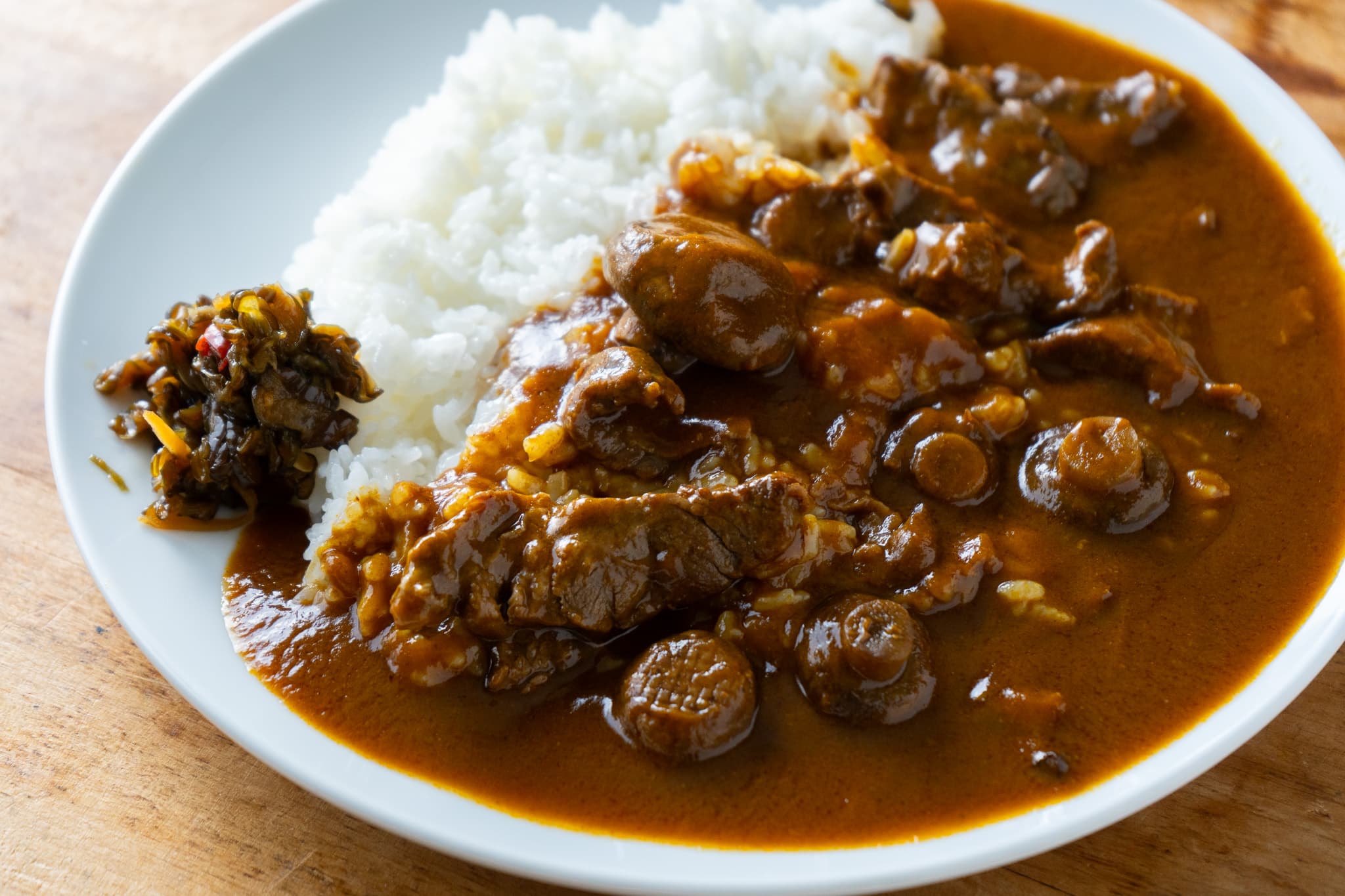 ル・シエルブルーさん山形牛と舟形マッシュルームのビーフカレー