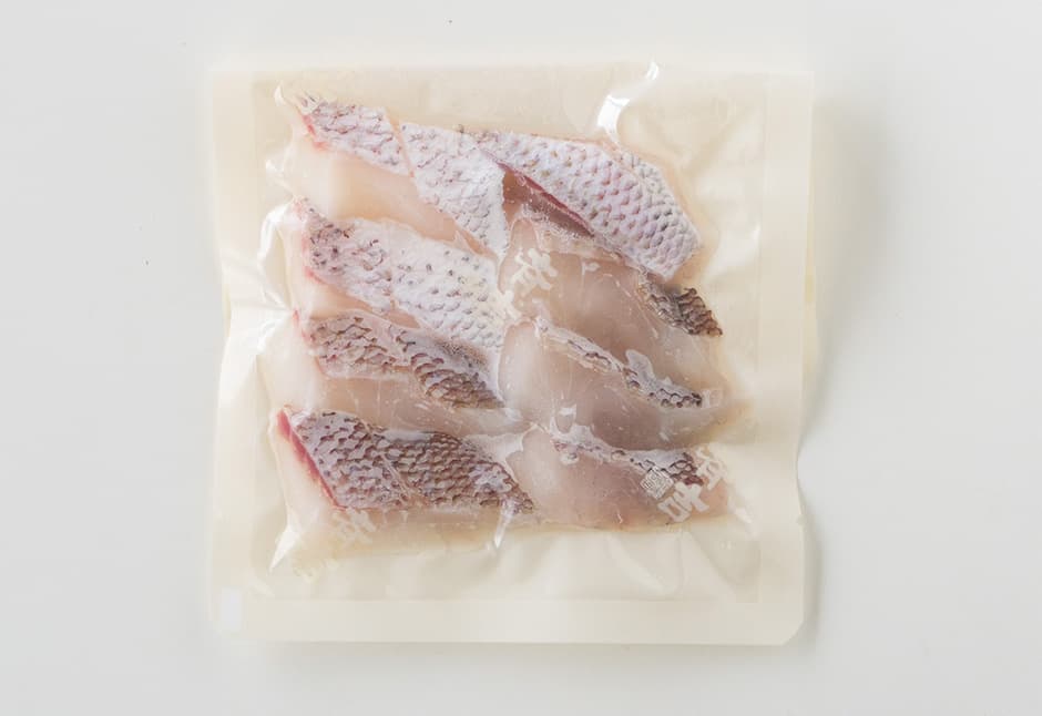 天然真鯛　湯霜づくり