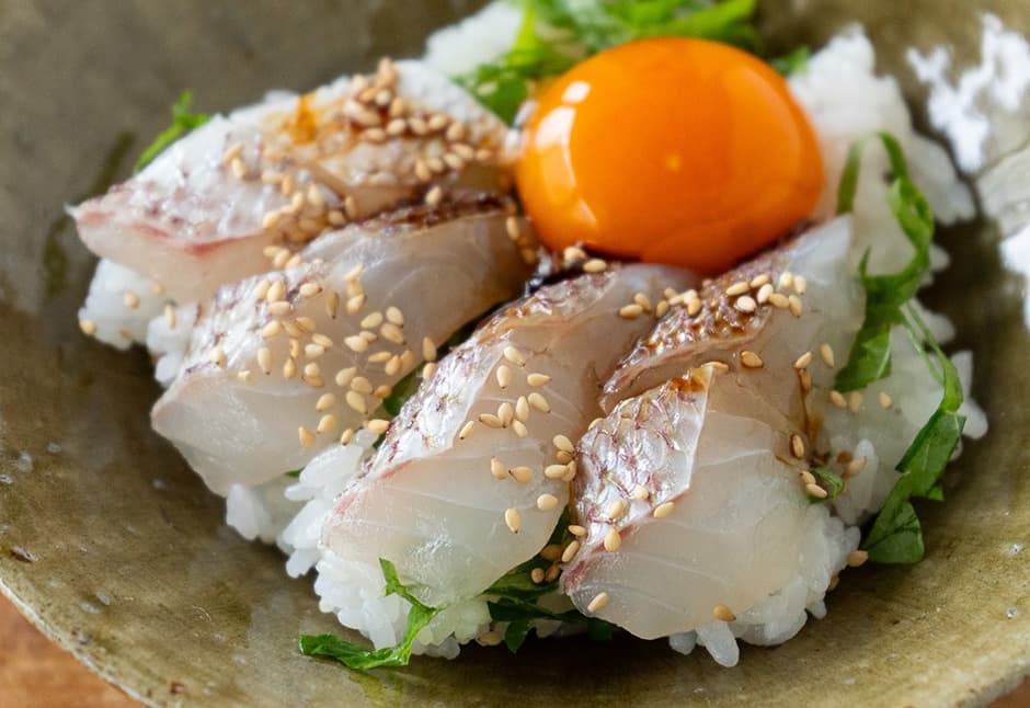 天然真鯛　湯霜づくり