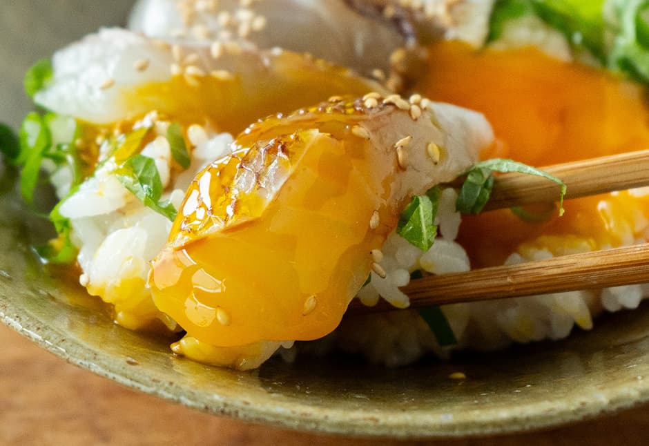 天然真鯛　湯霜づくり