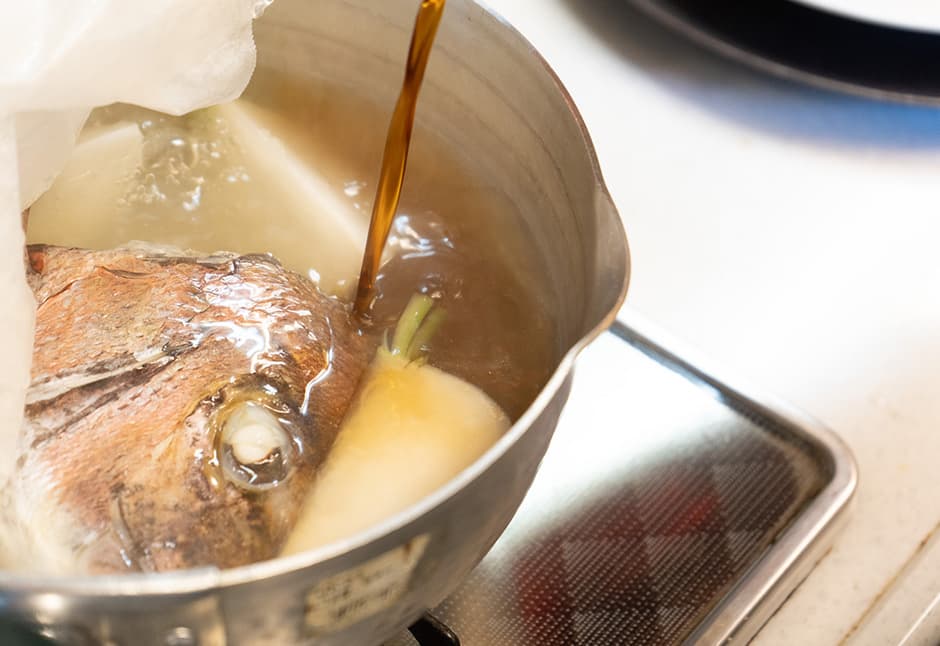 天然真鯛のかぶと