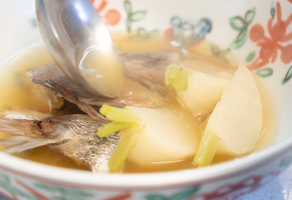 天然真鯛のかぶと