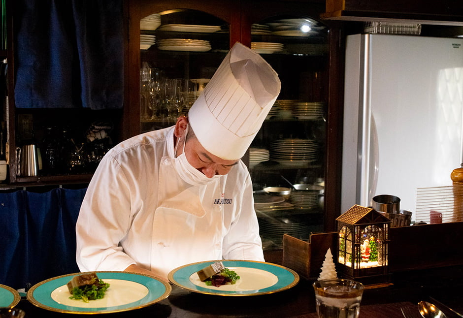 ル・シエルブルーさん　山形の冬の根野菜と山形牛のビーフカレー