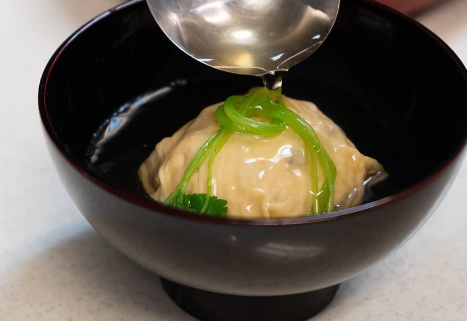 海老しんじょう湯葉包み（４ケ）とだしセット